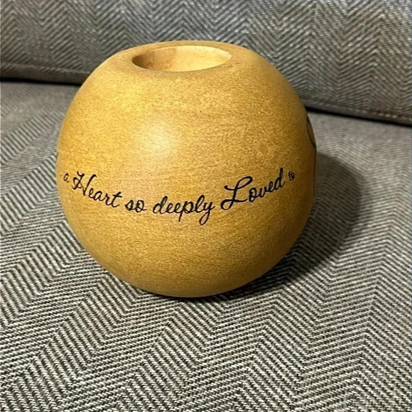 Pavilion Gift Company - In Memory - Globe Candle Holder Sympathy Loss of Life - Picture 4 of 9